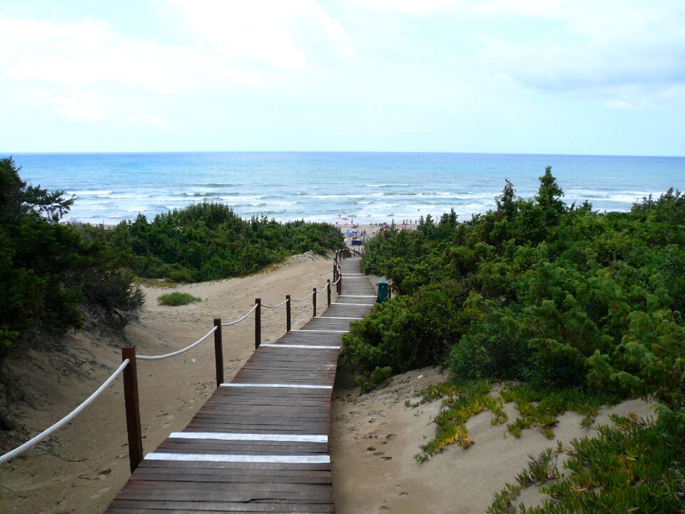 Dunes sea sky