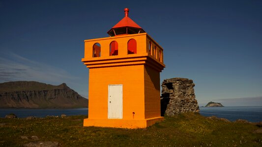 Iceland yellow colorful