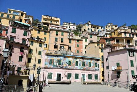 Liguria italy colors photo