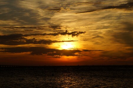 Sky clouds sun
