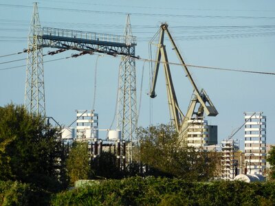 Industry hall crane