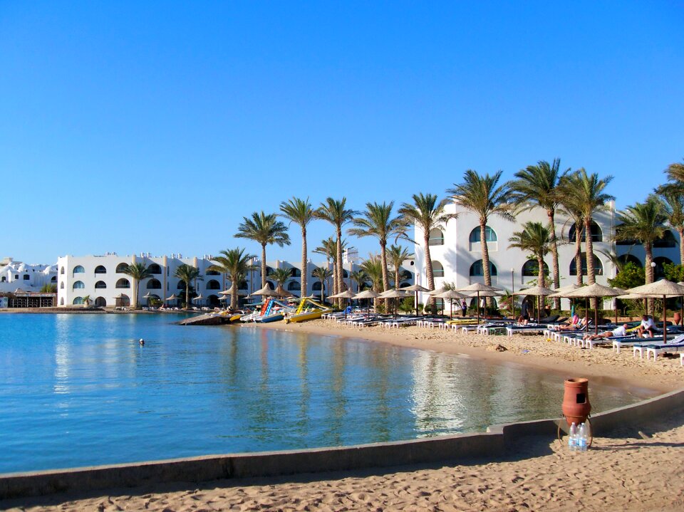 Relaxation travel sandy beach