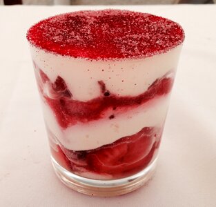 Tiramisu strawberry dessert