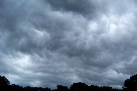 Nature grey thunderstorm photo