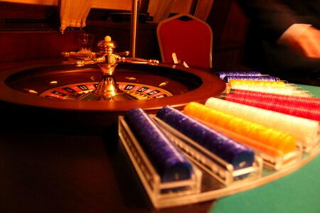 Game bank gambling chips photo