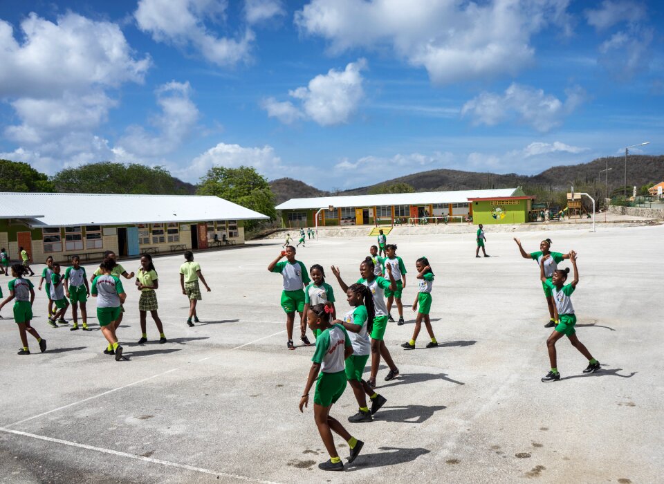 Children caribbean tropical