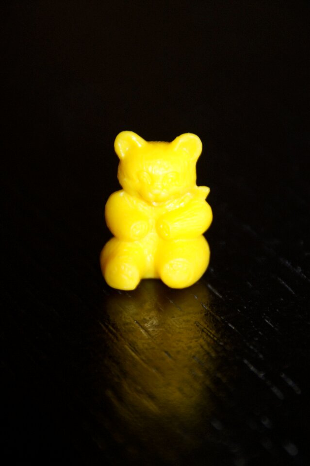 Children toys figure yellow