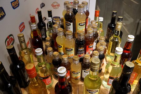 Vinegar oil glass bottles