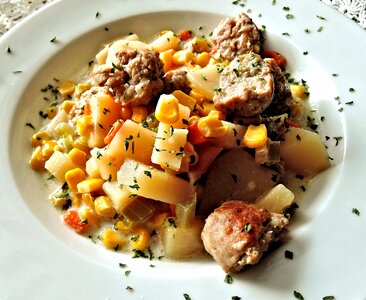 Carrots celery slow cooked food