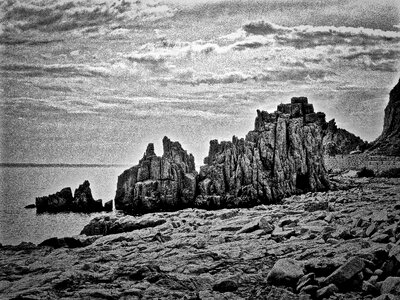 Scenic scenery coast