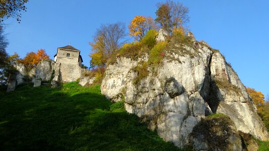 Castle monument old photo