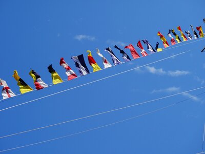 Waving flag sailing glory
