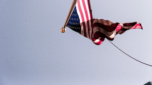 United states stars and stripes sky