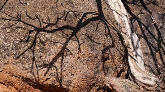 Rock shadow nature