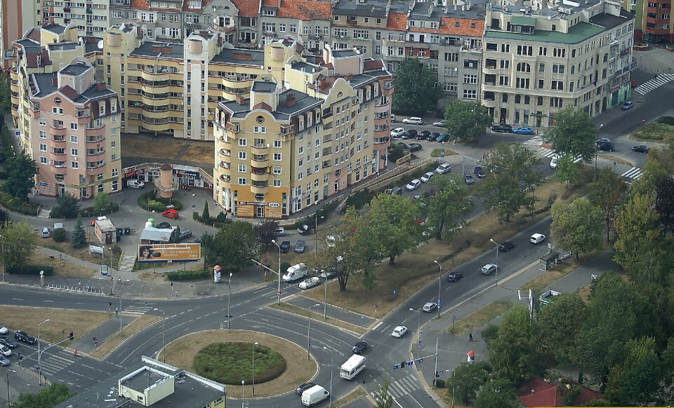 View from above architecture church