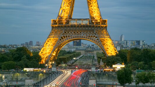 Eiffel tower paris night view