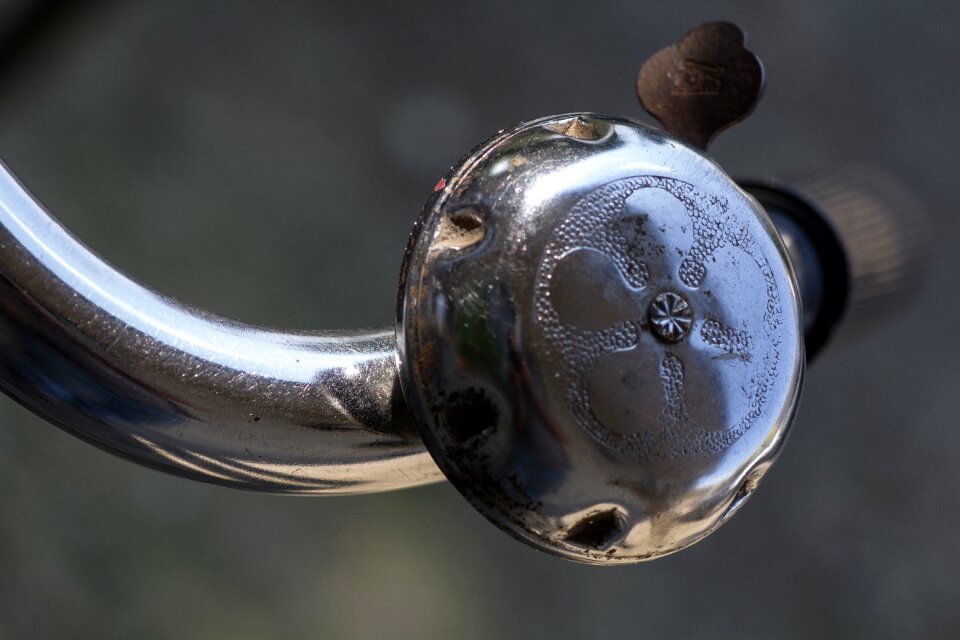Steering wheel bell close up