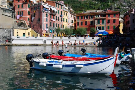 Vernazza sea water photo