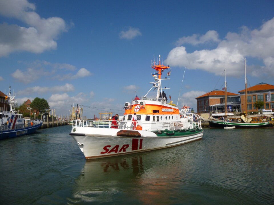 Lifeboat sea rescue port