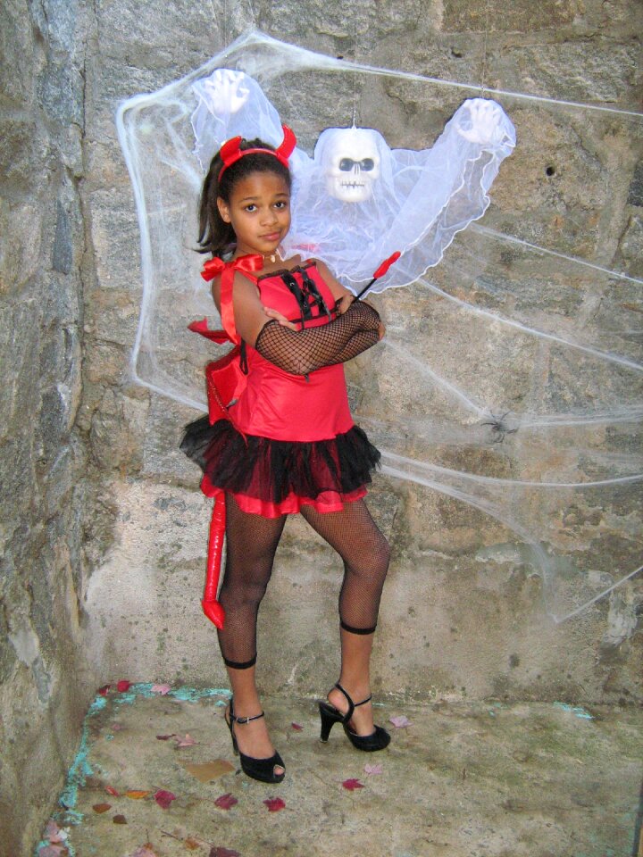 Devil costume dressing up