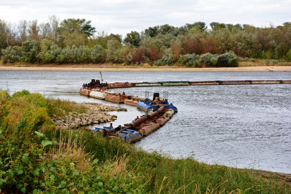 Riverbank tube wisla