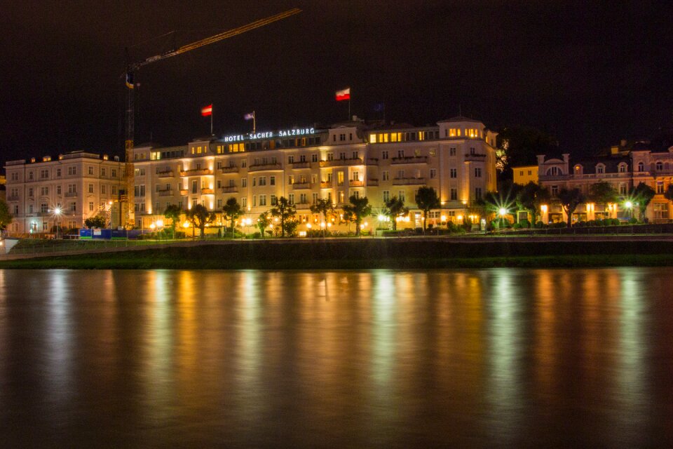 Salzach night photograph night