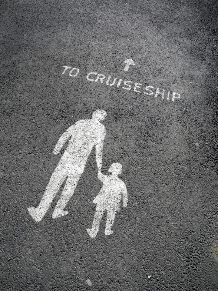 Cruise ship voyage journey