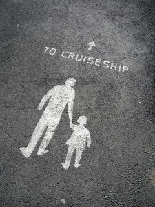 Cruise ship voyage journey