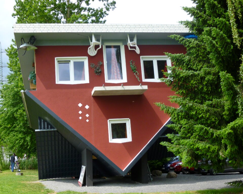 Standing on your head roof funny
