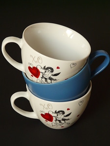 Coffee cup love heart