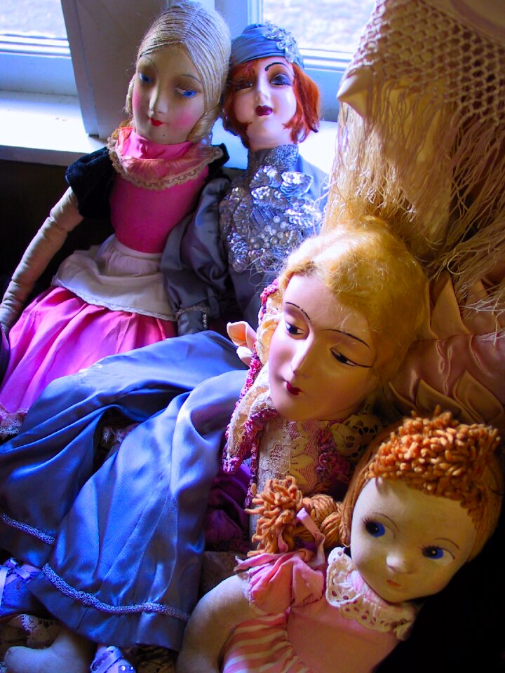 Vintage doll spooky old