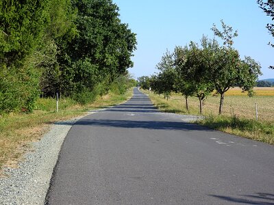 Away road asphalt photo