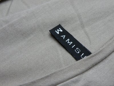 Medium the size of the clothing