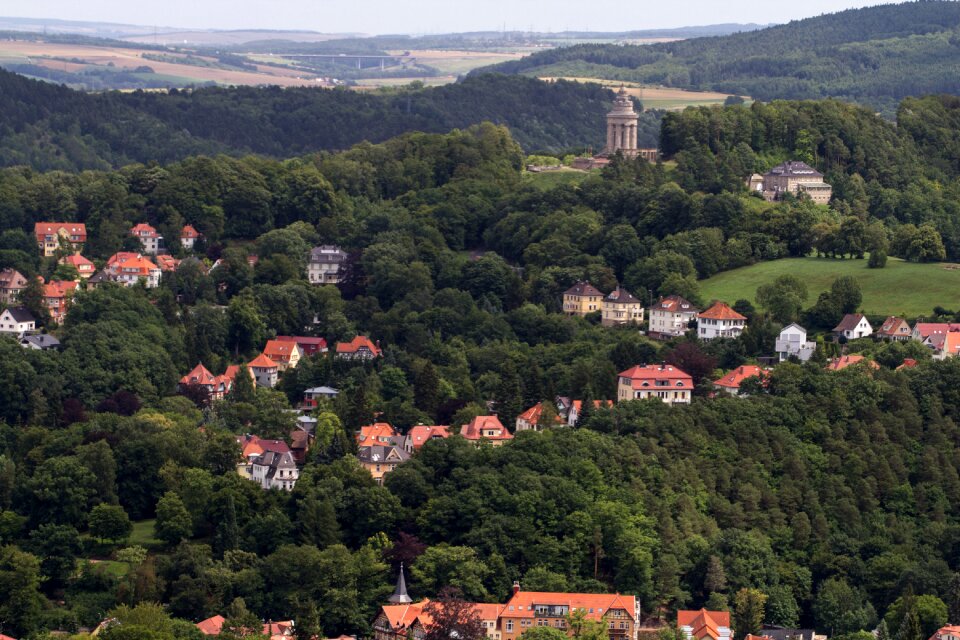 Thuringia germany thuringian forest panorama