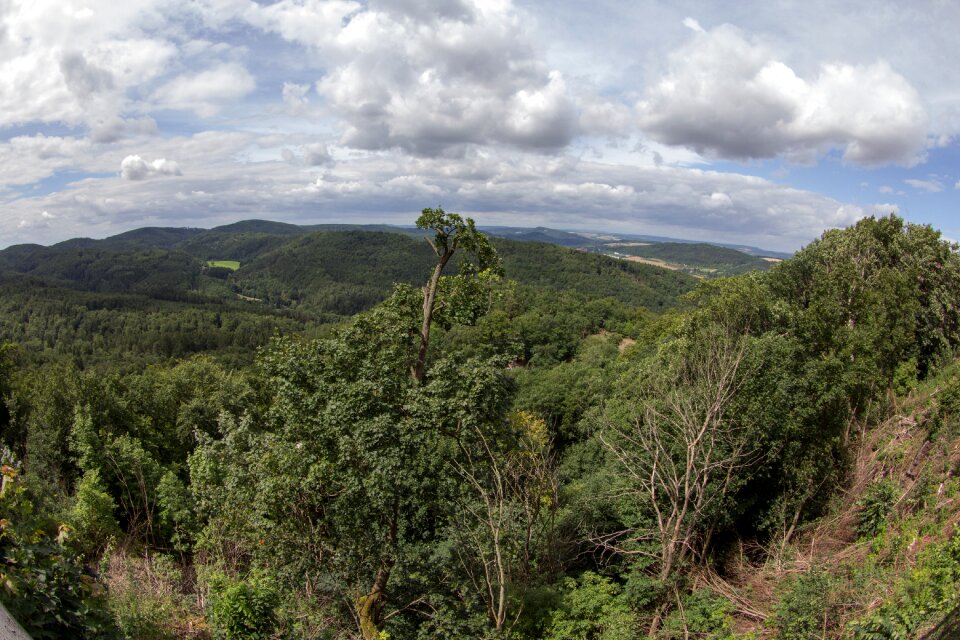 Thuringia germany thuringian forest panorama