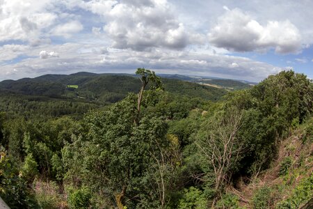 Thuringia germany thuringian forest panorama photo