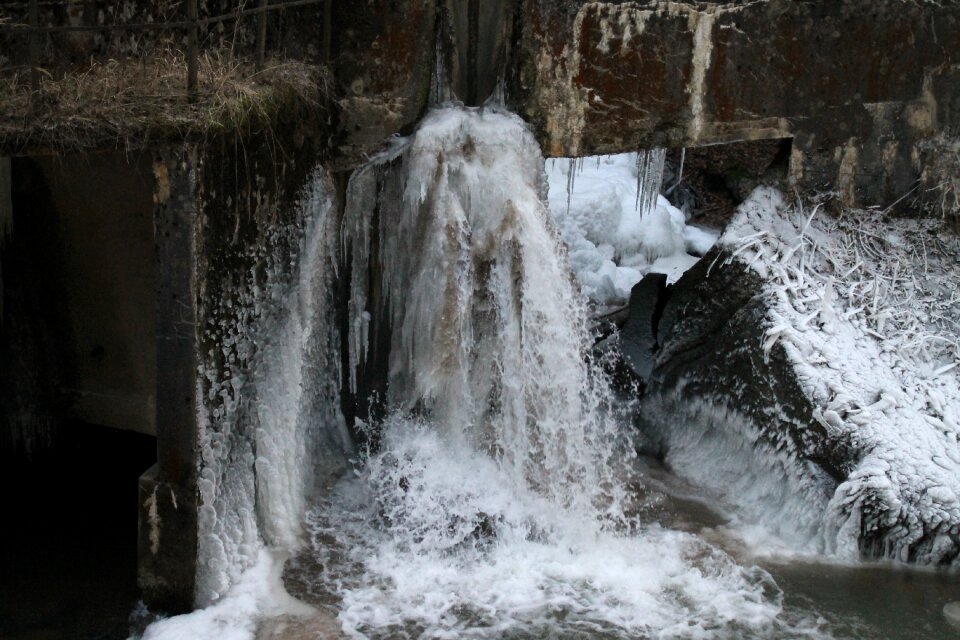 Climb mountains frozen