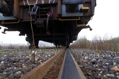 Rail track railway rails