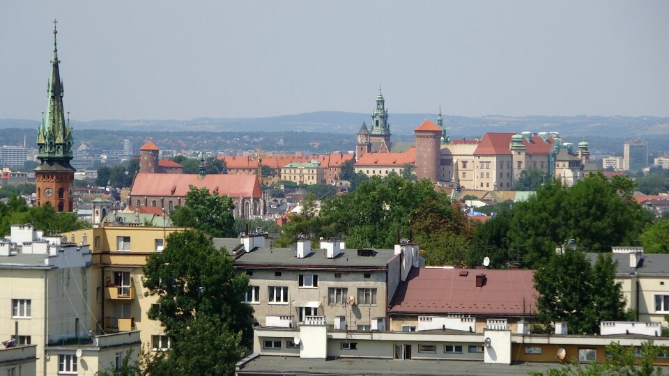 The old town architecture wawel