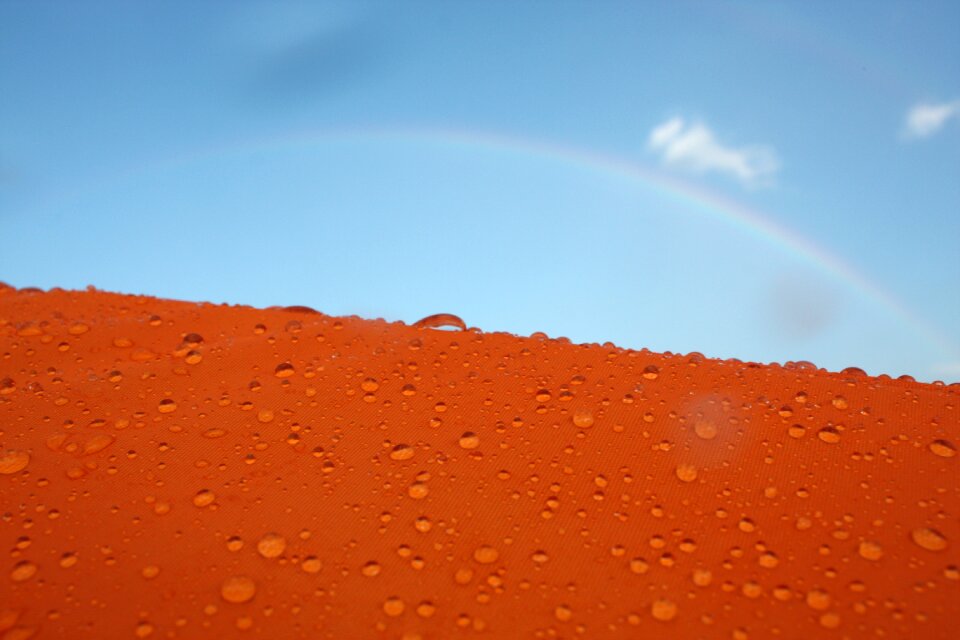 Water rain sunny day