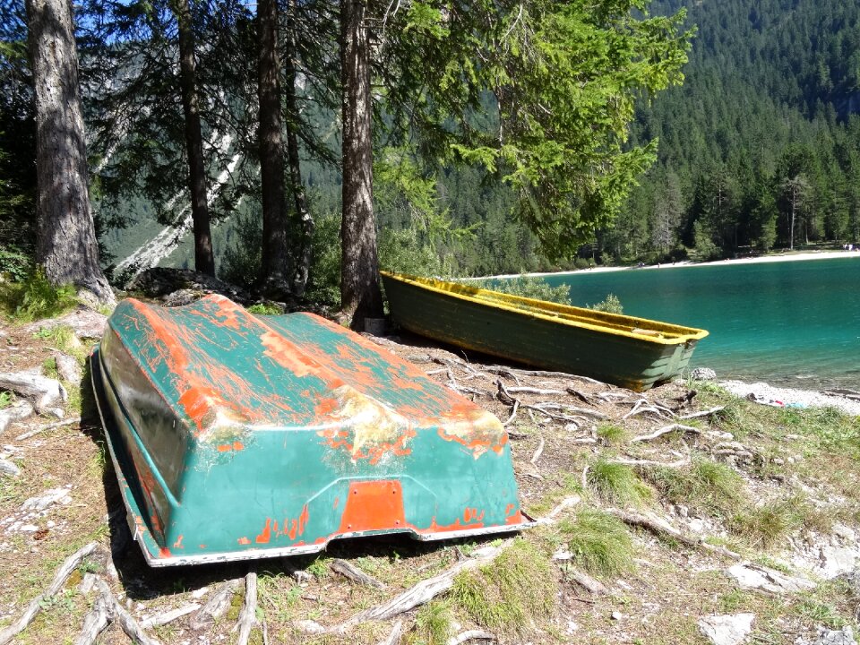 Water rowing boat landscape photo