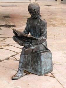 Sitting bonaparte bronze photo