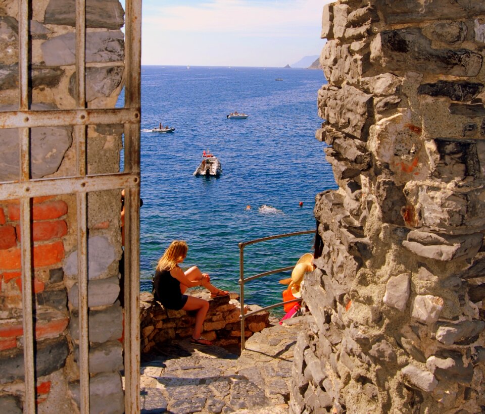 Boats stone door