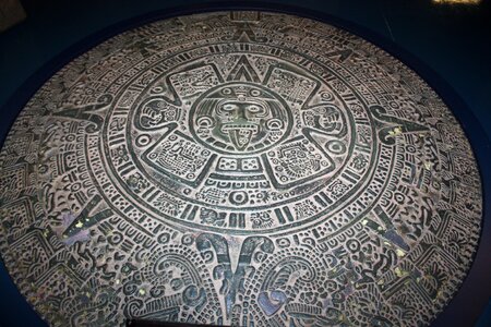 Asteki calendar museum photo