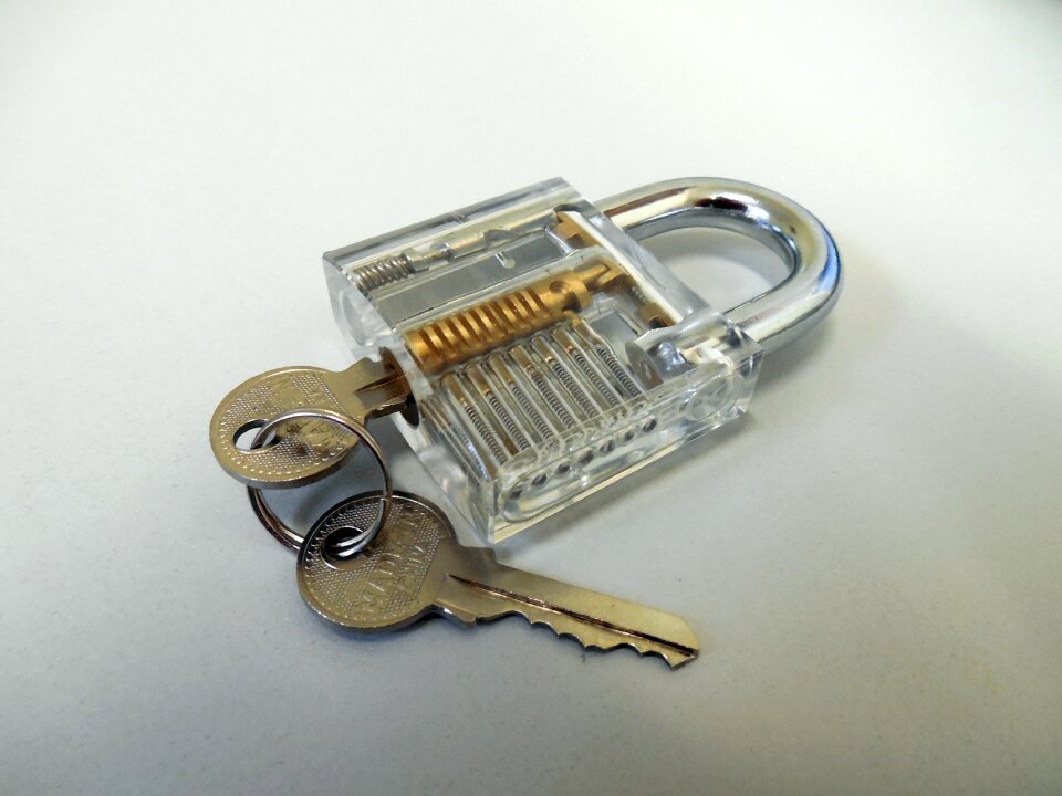 Security closed u-lock