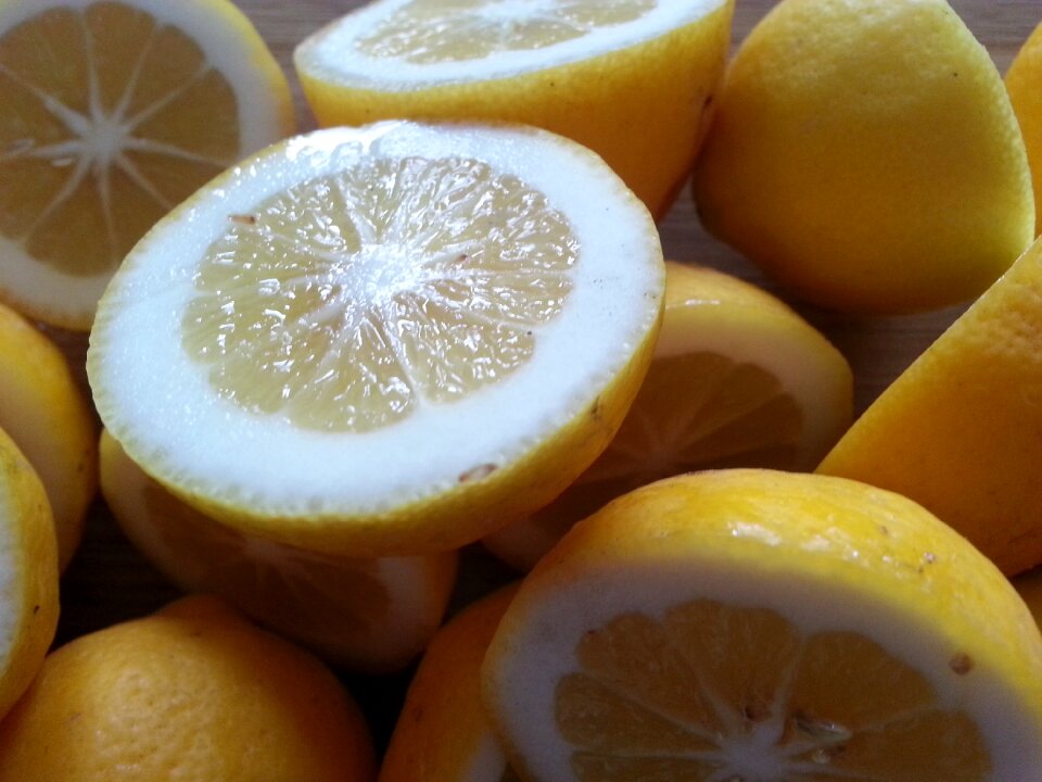 Yellow juicy fresh
