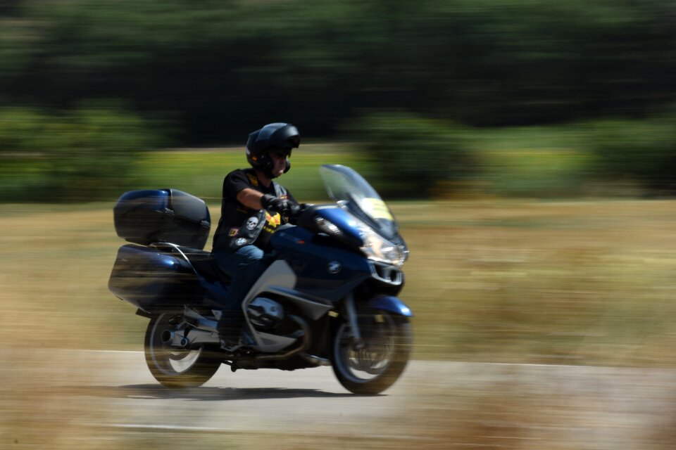 Biker bmw motorcycle