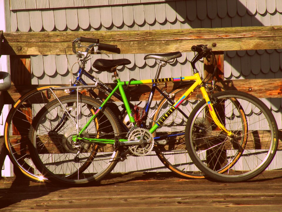 Trip colorful bikes