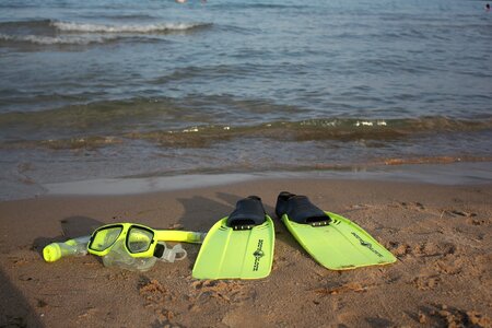 Mask vacation beach
