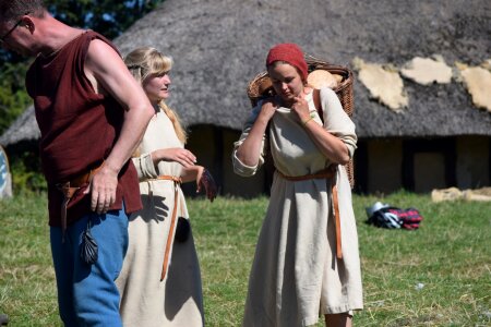 Viking women performance viking village